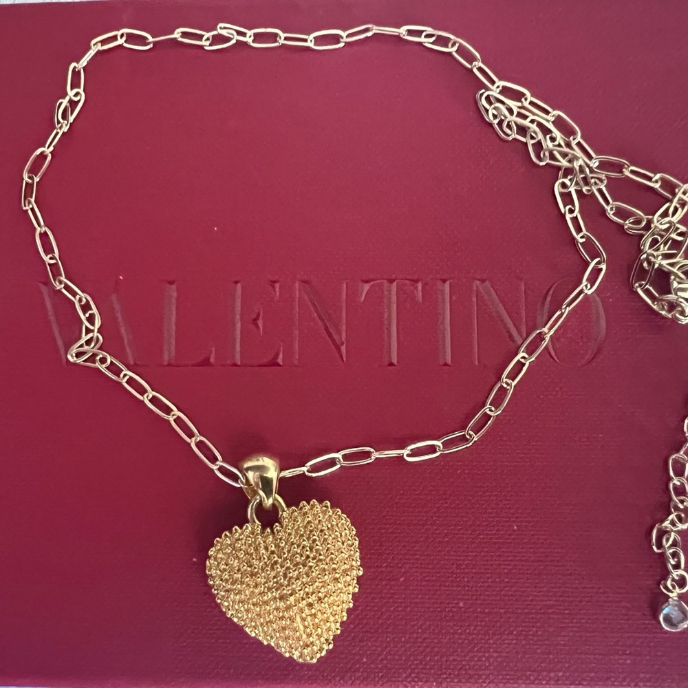 Heart Pendant Gold Necklace